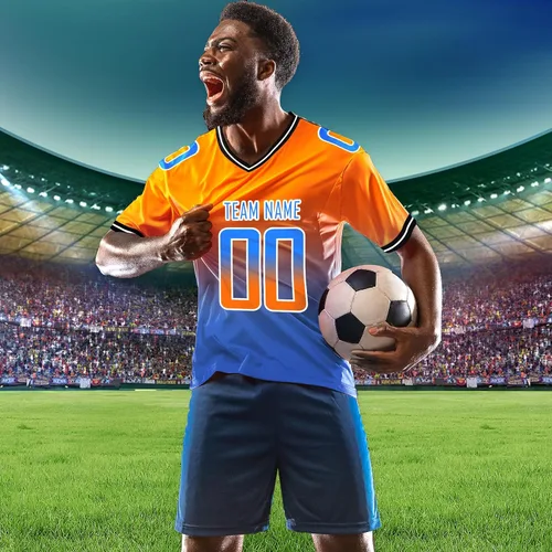 Miniatura 7 de Jersey de fútbol personalizado Jersey de fútbol personalizado Número de nombre del equipo Personalizar camiseta deportiva