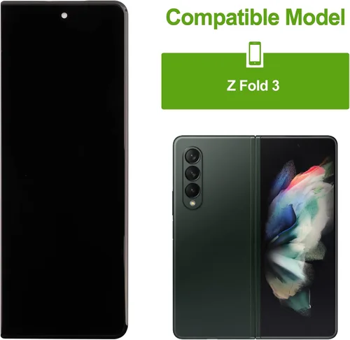 Miniatura 7 de Reemplazo de pantalla digital LCD compatible con Samsung Z Fold 3 SM-F926 F926B F926U (negro sin marco), pantalla LCD táctil digitalizador