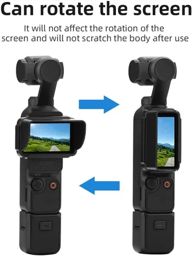 Miniatura 3 de Para DJI Osmo Pocket 3 4 Pantalla Parasol Cubierta Hard PC Sun Hood Protector Accesorios