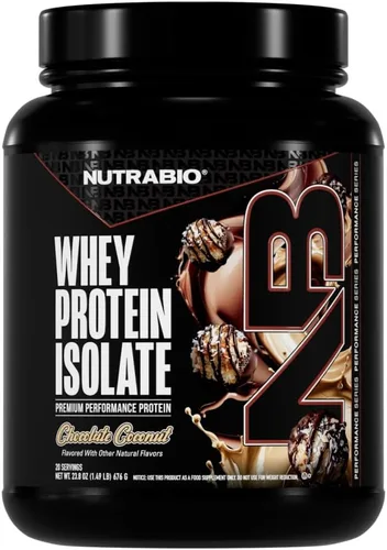 Miniatura 14 de NutraBio 100% Proteína de suero aislada en polvo, 25g de proteína con perfil completo de aminoácidos, sin transgénicos, sin soja ni gluten, bajo