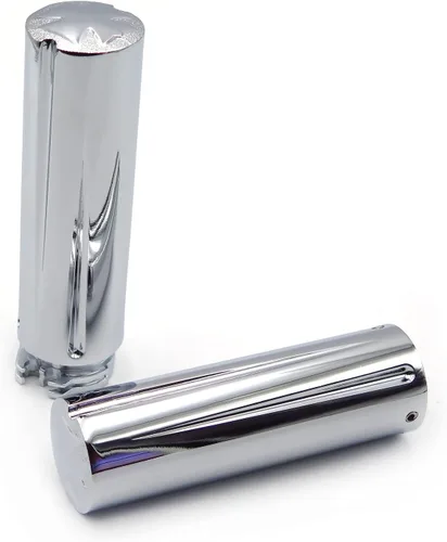 Miniatura 8 de Motocicleta Motocicleta Cruz End Estilo 1" Empuñaduras de mano para Harley Electra Glide Classic Chrome nuevo