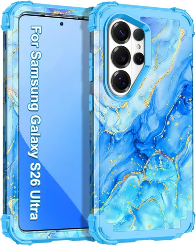 Miniatura 23 de Casetego Funda para Galaxy A16 5G, Tres Capas de Alta Resistencia Robusta a Prueba de Golpes, Protección Completa Rugosa de PC Duro + Parachoques