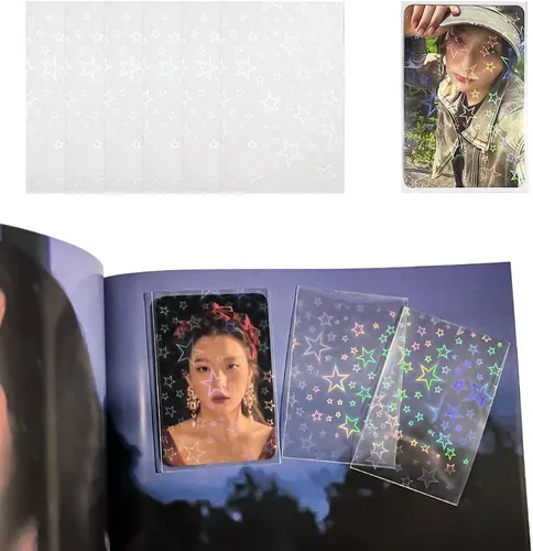 Miniatura 8 de Paquete de 100 fundas para tarjetas fotográficas, 2.323 x 3.543 in de grosor de 200 micrones, funda transparente CPP, protector de tarjetas
