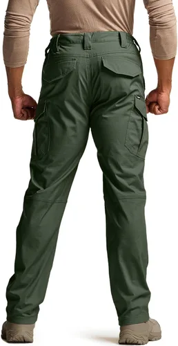Miniatura 263 de CQR – Pantalones tácticos elásticos tipo cargo para hombre, resistentes al agua, de tela ripstop (antidesgarros), ligeros, ideales para uso diario