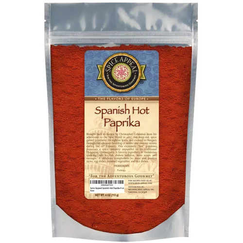Miniatura 6 de Spice Appeal Pimentón ahumado caliente español en bolsa resellable para mantenerse fresco, 4 oz