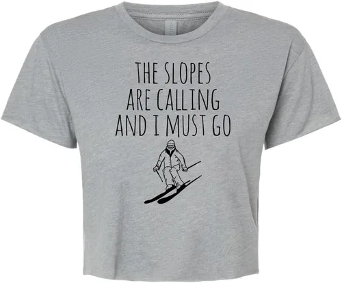 Miniatura 13 de Women's Screen Printed Crop Tee, Shirts With Sayings