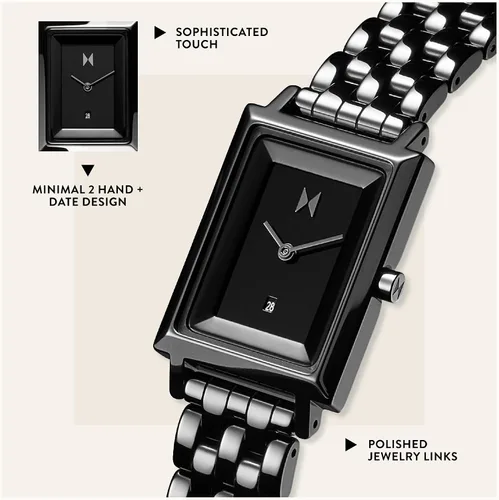 Miniatura 3 de MVMT - Reloj modelo Signature Square para mujer, analógico y minimalista