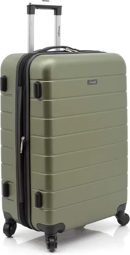 Miniatura 8 de Wrangler - Juego de piezas de equipaje inteligente con portavasos y puerto USB, Verde oliva