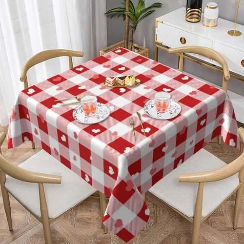 Miniatura 33 de AGAYNA 4th of July Tablecloth Round 60 Inch Blue Red White Patriotic Stars Table Cloth,Stain Resistance Independence Day Holiday Table Covers for