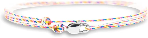 Made by Nami Surfer Anklet with Snap Hook Clasp Waterproof & Adjustable Thin String Ankle Bracelets for Women and Men Handmade Jewelry for Beach and