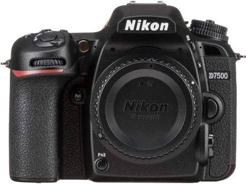 Miniatura 2 de Nikon Cámara D7500 DSLR (solo cuerpo) (1581) + tarjeta de memoria de 64 GB + funda + software de fotos Corel + batería EN-EL 15 + lector de tarjetas