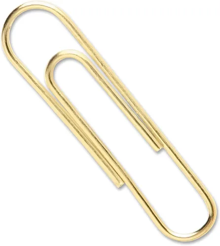 Miniatura 2 de ACCO 72532 - Clips para papel, color dorado, 50 clips/caja (paquete de 2)
