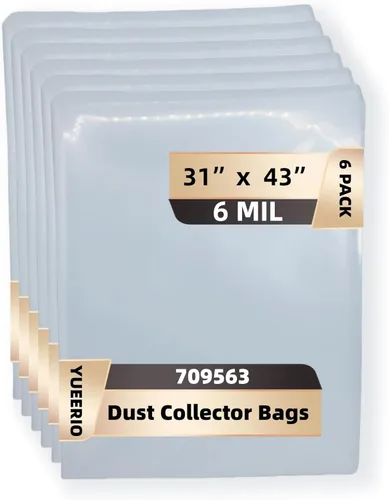 709563 Bolsa de recolección de polvo mejorada Bolsas de repuesto para colector de polvo transparente de alta resistencia para recolección de polvo
