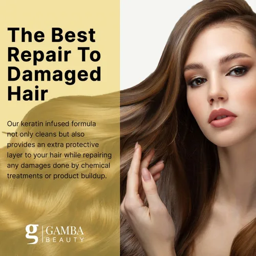 Miniatura 2 de Champú de queratina para el tratamiento del cabello, champú fortalecedor de queratina, tratamiento de queratina capilar, repara el cabello dañado