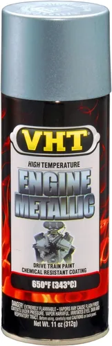 VHT SP403 - Pintura metálica en aerosol de alto calor para motores, color azul titanio plateado, lata de aerosol de 11 onzas