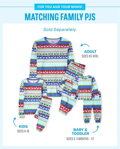 Miniatura 2 de The Children's Place - Pijama de algodón de 2 piezas para niños, corte ceñido, para Halloween