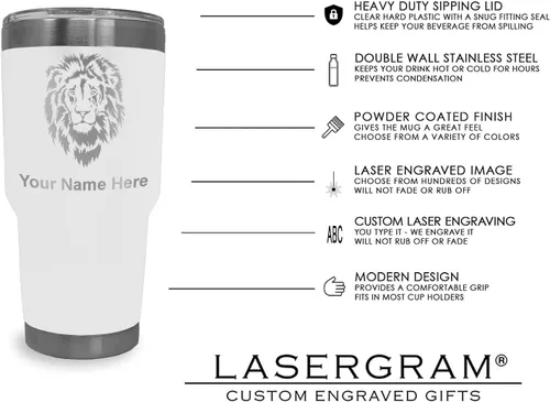Miniatura 21 de LaserGram Taza aislada al vacío de 20 onzas, asistente médico MA, grabado personalizado incluido (rosa)