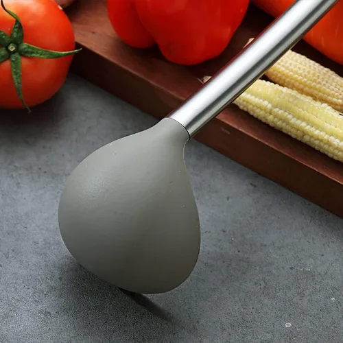 Miniatura 5 de Berglander Cucharón, Cucharón de cocina de silicona antiadherente, cucharón de sopa, cucharón de cocina cuchara de sopa para cocinar, apto