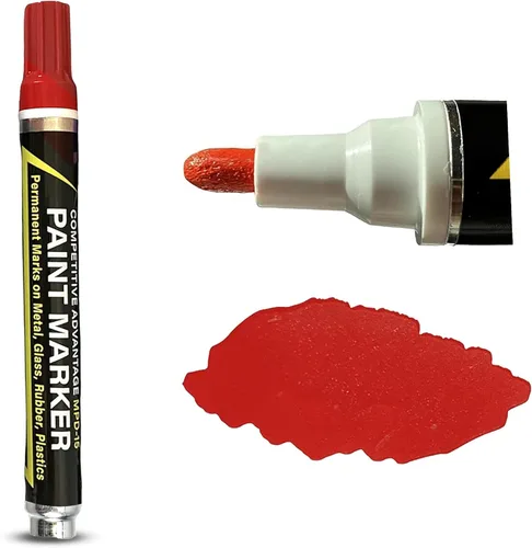 Miniatura 9 de Marcadores de Pintura Esmaltada Competitive Advantage MPD-15 NEGRO - 1 Paquete Marcas Permanentes en Metal, Vidrio, Goma, Plástico y más
