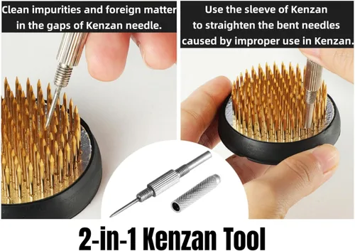 Miniatura 7 de Juego de 4 arreglos florales de rana de flores de Taiwán, ranas florales japonesas Ikebana Kenzan, herramientas 2 en 1, herramienta para enderezar