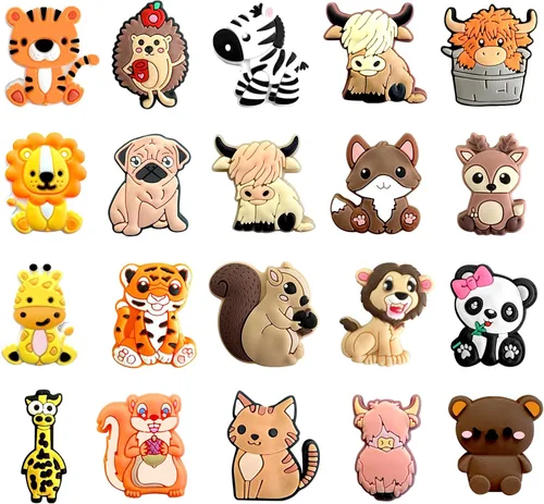 Miniatura 11 de 20 piezas de protectores para puntas de agujas de tejer con lindos animales, protectores para agujas de tejer, tamaño US 2.5-13 (3mm-9mm), para Panda