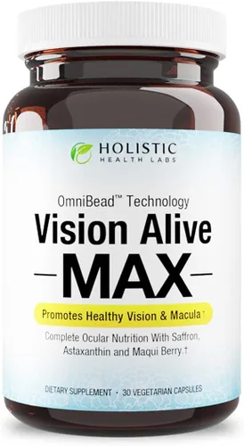 Miniatura 10 de Holistic Health Labs Visión Alive Max con 8 Ingredientes Naturales Lutemax® 2020, Mirtos, Arándanos, c3g de Grosella Negra, Baya Maqui, Azafrán