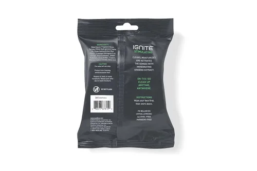 Miniatura 4 de Ignite - Toallitas húmedas para hombre, extra gruesas de 8 x 8 pulgadas, aroma estimulante, 10 unidades (paquete de 3)