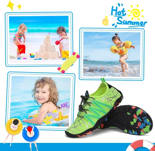 Miniatura 7 de SAGUARO Kids Boys Girls Water Shoes Non-Slip Quick-Dry Barefoot Aqua Shoe Outdoor Sport Beach Swimming Surfing Diving