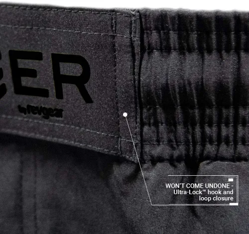 Miniatura 4 de Revgear Pantalones cortos de artes marciales de artes marciales de primera calidad para niños, duraderos y cómodos, abertura lateral para patear