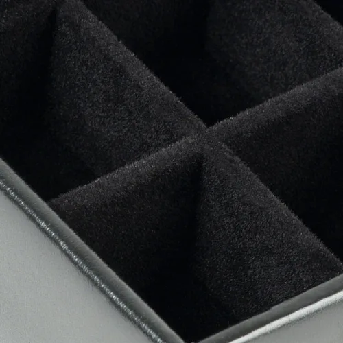 Miniatura 3 de WOLF Heritage - Caja para gemelos, piel sintética, forro ultra gamuza, cierre magnético