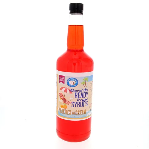 Miniatura 82 de Hypothermias Wild Cherry - Jarabe de sabores de cono de nieve hawaiano listo para usar (128 onzas líquidas), hielo afeitado, 100% azúcar de caña pura