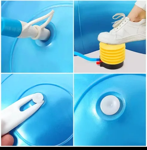 Miniatura 2 de Pelota de maní para niños Terapia, 90x45 cm Anti-explosión con bomba, pelota de ejercicio de calidad de gimnasio para yoga, físico, entrenamiento