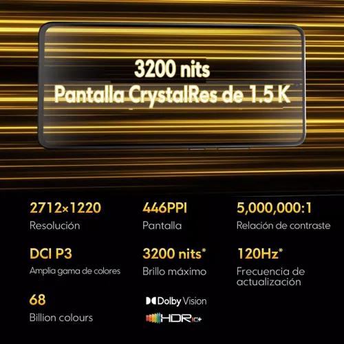 Miniatura 5 de XIAOMI Poco X7 PRO 5G + 4G LTE (para Tmobile Mint Tello & Global) (256GB + 8GB) Ai 6.67" 50MP Teléfono para Gamers NFC Dual sim Desbloqueado
