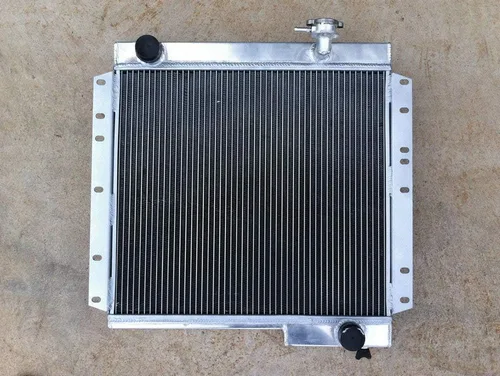 Miniatura 5 de Radiador de aluminio + cubierta + ventilador para 1970-1980 79 78 77 76 75 74 73 72 71 Toyota Land cruiser FJ40 FJ45 Landcruiser MT