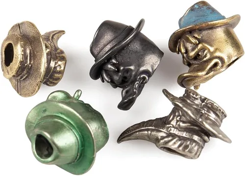 Miniatura 4 de Accesorios de paracord de cuentas de latón de animales de dibujos animados - Colgantes para dijes de bricolaje