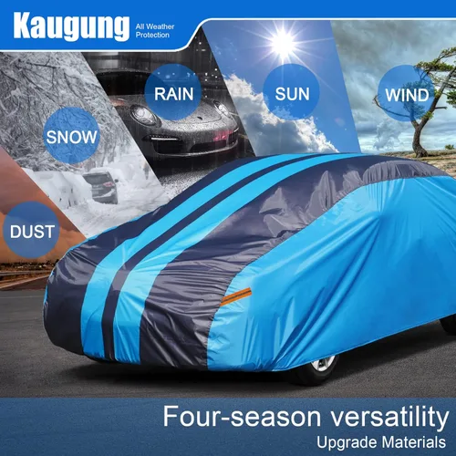 Miniatura 4 de Kaugung - Funda de automóvil impermeable de ajuste personalizado para Honda Civic (1995-2025), cubierta exterior completa para automóviles, ligera