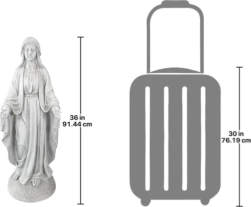 Miniatura 7 de Design Toscano Estatua del jardín de la Virgen de Notre Dame: Grand