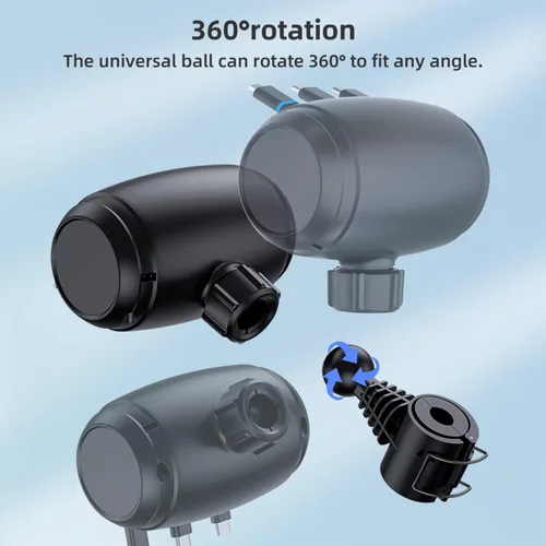 Miniatura 6 de MAGJIEYX Caja de Estación de Carga Retractable Multi para Coche, 3 en 1, Soporte de Carga Rápida para Reposacabezas, Cable de Carga USB Tipo C