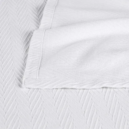 Miniatura 6 de Superior Metro - Manta de algodón para todas las estaciones, manta tejida para sofá, cama, ropa de cama, casa de campo, artículos esenciales