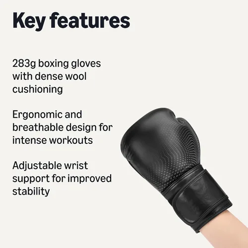 Miniatura 2 de Amazon Basics Guantes de boxeo para hombres y mujeres, para sparring, entrenamiento, Muay Thai, kickboxing, MMA
