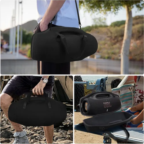 Miniatura 8 de co2CREA Funda de viaje rígida de repuesto para altavoz Bluetooth portátil impermeable JBL Boombox 4 (funda negra)