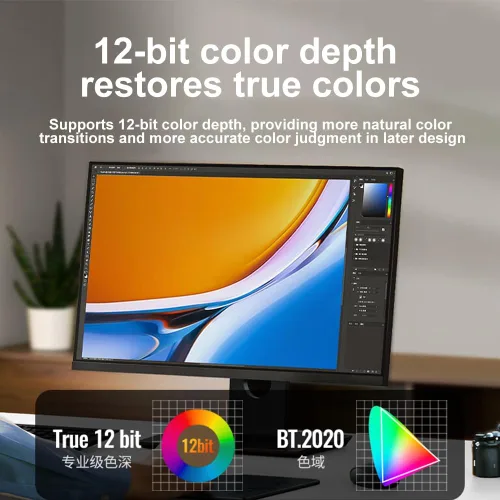 Miniatura 3 de USB-C Thunderbolt 4 a DisplayPort 2.1 16K 8K 10K 6.6 ft 12Bit Ultra HD Video USB 4.0 Thunder Bolt 5 DP 2.0 Cable 16K (15360x8640) @60Hz 4K @240Hz 8K