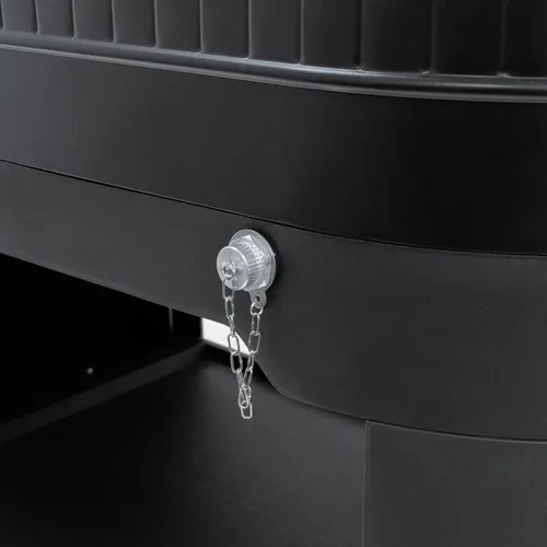 Miniatura 11 de Permasteel Enfriador de patio rodante: gran hielera para exteriores con ruedas, enfriador de bebidas para patio trasero, barbacoa, portón trasero