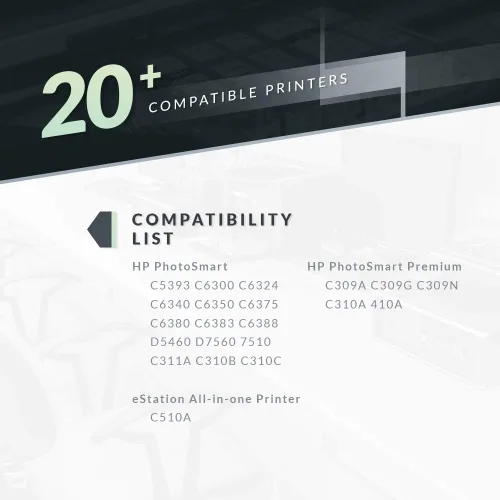 Miniatura 4 de K-Ink Cartuchos de tinta compatibles de repuesto para HP Photo Black 564XL 564 XL (3 pequeños negros de fotos delgadas)