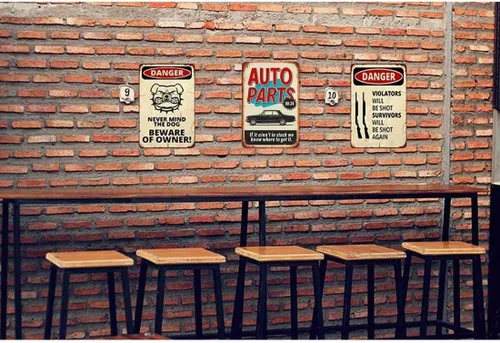 Miniatura 4 de AOYEGO Letrero de lata de autopartes, para automóvil con letra If It Ain'T In Stock We Know Where to Get It de metal vintage para cafeterías, bares