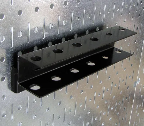 Miniatura 7 de Wall Control Pro-Grade Metal Pegboard Organizador Galvanizado Herramientas Junta Paneles con Accesorios Negros