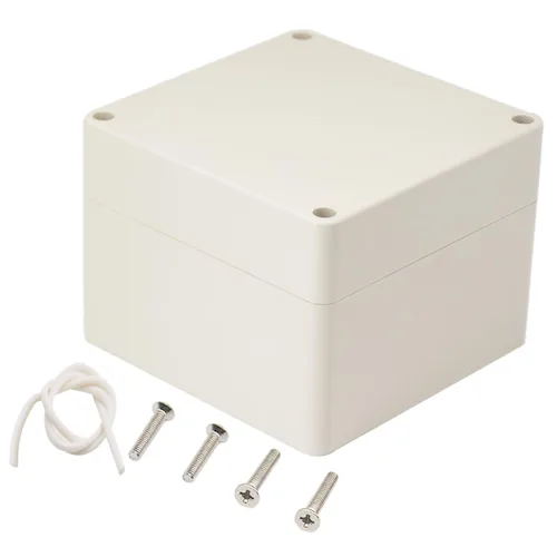 Miniatura 16 de Zulkit Caja de conexiones de plástico ABS a prueba de polvo impermeable IP65 Cajas eléctricas universales Caja de proyectos Gris 3.3 x 2.3 x 1.3