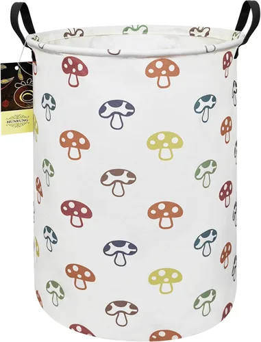 Miniatura 14 de Cesta de Ropa Sucia, Cesta de Almacenamiento Grande de Tela de Lona Ligera Organizador de Juguetes Ropa Sucia Plegable Impermeable para Dormitorios