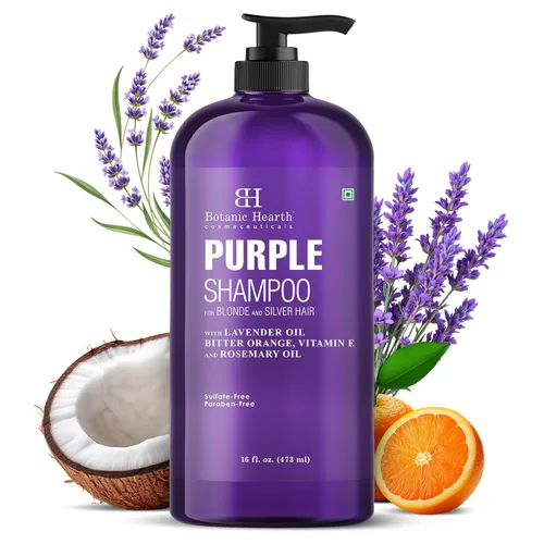 Miniatura 8 de Botanic Hearth Champú morado de 16 onzas líquidas Para todos los tonos de cabello rubio, plateado y gris Con aceite de lavanda, vitamina E