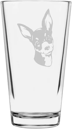 Miniatura 124 de Perro de Presa Canario - Vaso de pinta personalizado con temática de perro grabado multiusos, 16 onzas